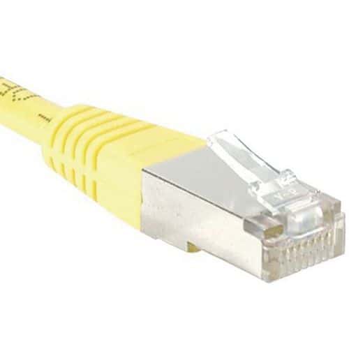 Netwerkkabel budget RJ45 CAT 6 F/UTP geel 20 m