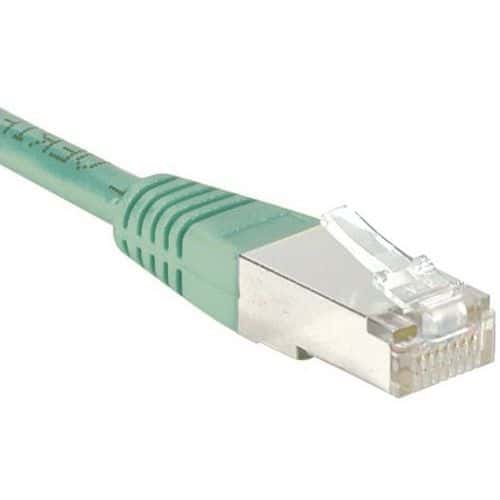 Cordon RJ45 Budget catégorie 6 F/UTP vert - 0,5 m