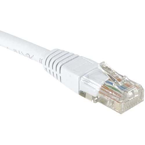 Netwerkkabel budget RJ45 CAT 6 U/UTP wit 10 m