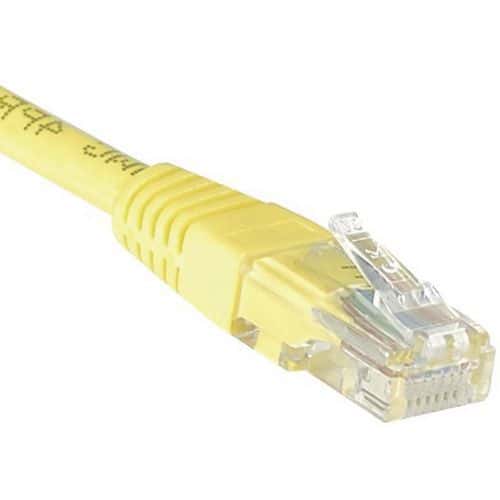 Cordon RJ45 Budget catégorie 6 U/UTP jaune - 10 m