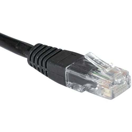 Cordon RJ45 Budget catégorie 6 U/UTP noir - 10 m