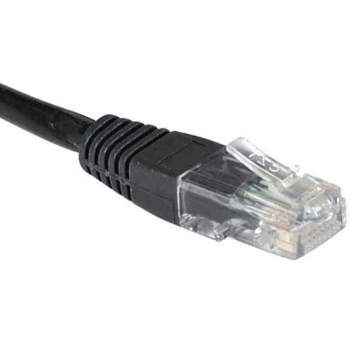 Netwerkkabel budget RJ45 CAT 6 U/UTP zwart 3 m