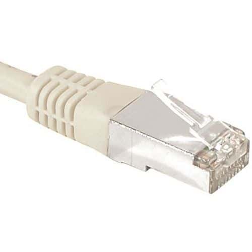 Cordon RJ45 catégorie 6A F/UTP gris - 3 m