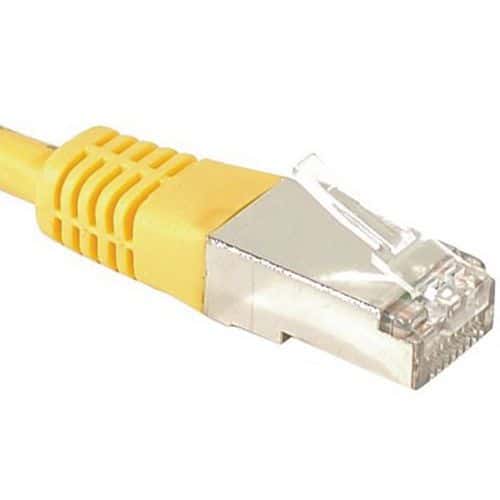 Netwerkkabel DEXLAN RJ45 CAT 6A F/UTP geel 7.5 M