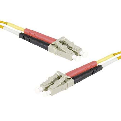 Draadbrug optisch Duplex 2 mm OM1 LC-UPC/LC-UPC oranje 10 m