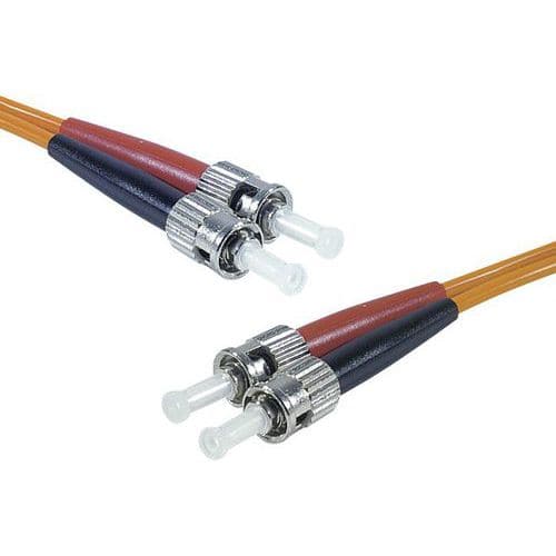 Draadbrug optisch Duplex 2 mm OM1 ST-UPC/ST-UPC oranje 10 m