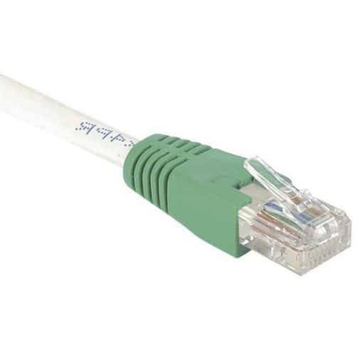 Cordon RJ45 Budget croisé catégorie 6 S/FTP gris - 5 m