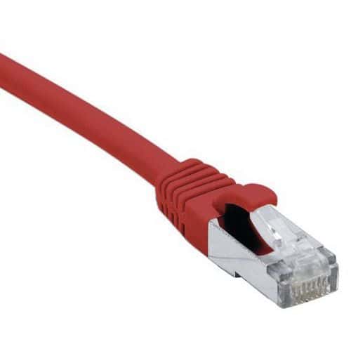 Cordon RJ45 câble catégorie 7 S/FTP LSOH rouge - 5 m Dexlan