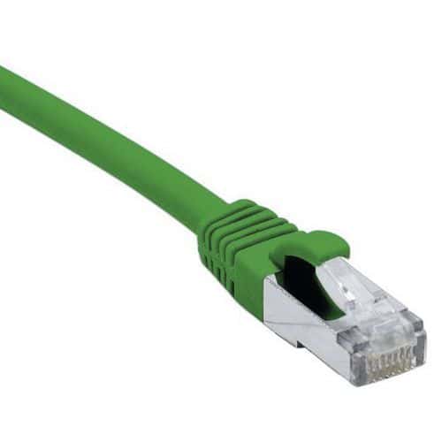 Cordon RJ45 câble catégorie 7 S/FTP LSOH vert - 0,5 m Dexlan