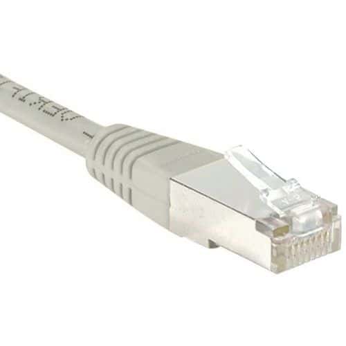 Netwerkkabel RJ45 CAT 5e F/UTP grijs 0.3 m