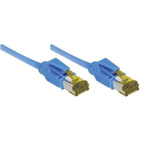 Netwerksnoer RJ45 op Kabel CAT 7 S/FTP LSOH SNG blauw 10 m