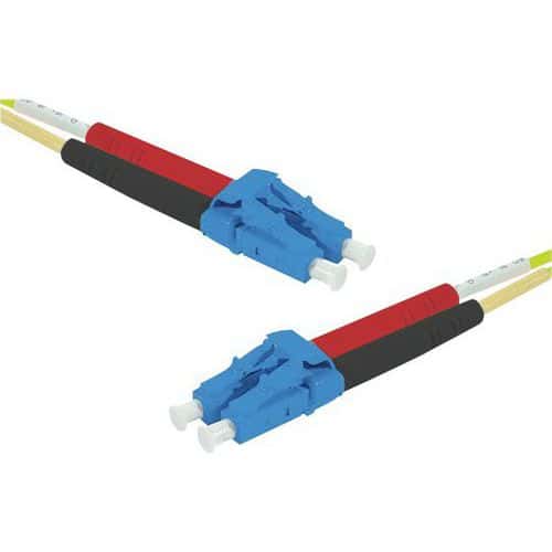 Draadbrug optisch Duplex 2 mm OS2 LC-UPC/LC-UPC geel 10 m