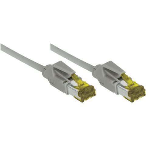 Cordon RJ45 sur câble catégorie 7 S/FTP LSOH gris - 3 m