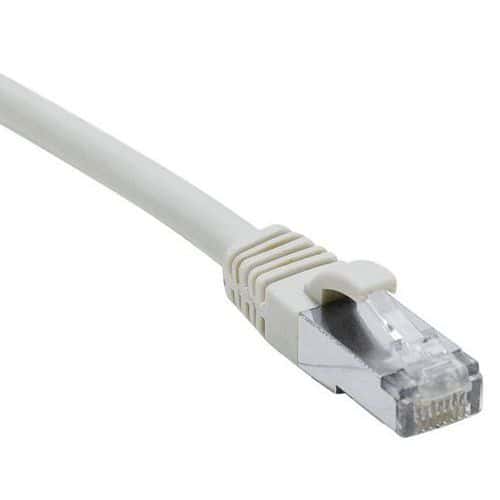 Cordon RJ45 sur câble catégorie 7 S/FTP LSOH gris 20m Dexlan