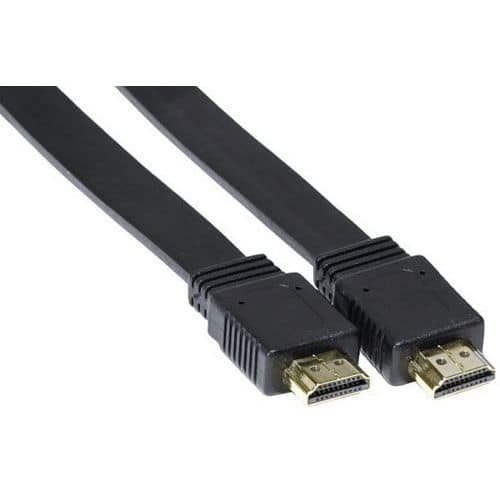 Platte HDMI High Speed-kabel, zwart, 1,50 m