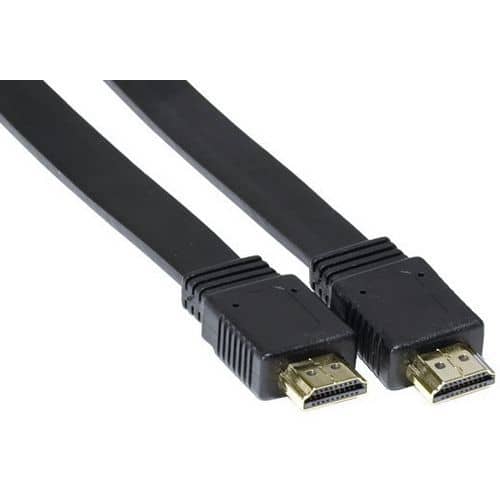 Cordon hdmi high speed a/a plat black - 5 m