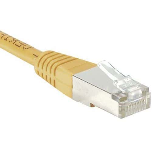 Cordon RJ45 catégorie 6 F/UTP orange - 50 m