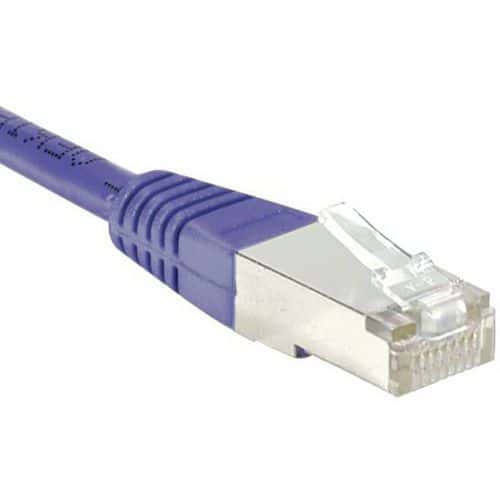 Cordon RJ45 catégorie 6 F/UTP violet - 50 m