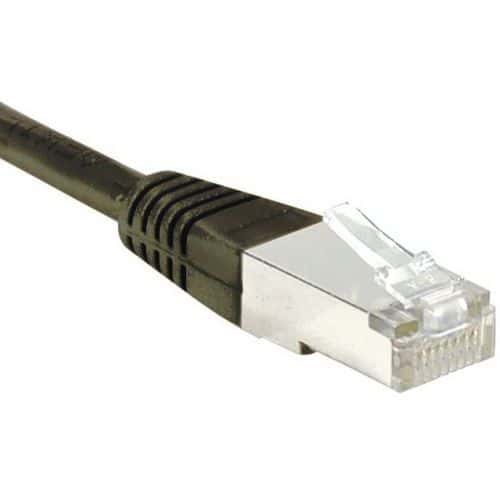 Netwerkkabel RJ45 CAT 6 F/UTP zwart 1.5 m