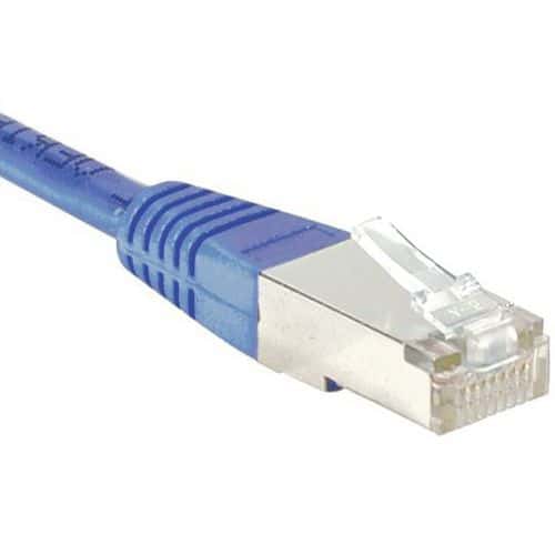 Cordon RJ45 catégorie 6 F/UTP bleu - 1,5 m