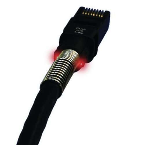 Cordon RJ45 catégorie 6A U/FTP LSOH noir - 3,1 m