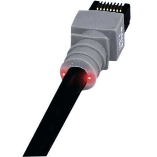 Cordon RJ45 catégorie 6 U/FTP LSOH noir - 1,2 m