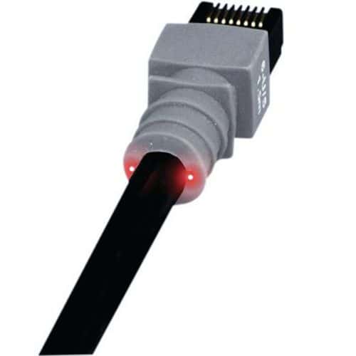 Cordon RJ45 catégorie 6 U/FTP LSOH noir - 3,1 m