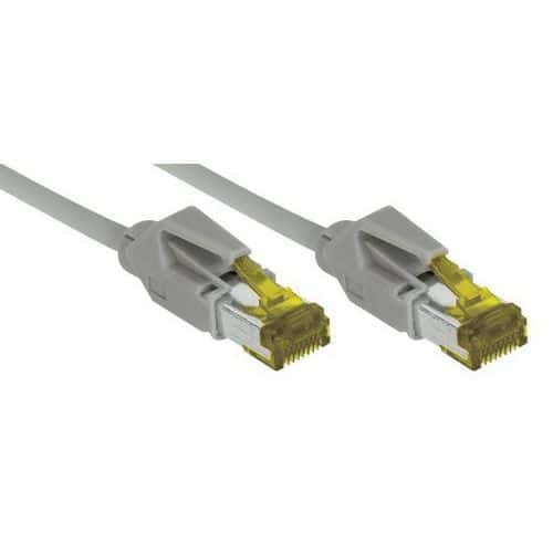 Netwerksnoer RJ45 op Kabel CAT 7 S/FTP LSOH SNG grijs 30 m