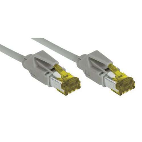 Cordon RJ45 sur câble catégorie 7 S/FTP LSOH snagless 50 m