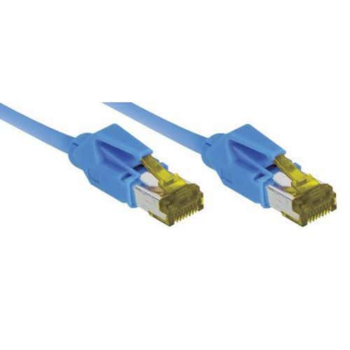 Netwerksnoer RJ45 op Kabel CAT 7 S/FTP LSOH SNG blauw 7.5 m