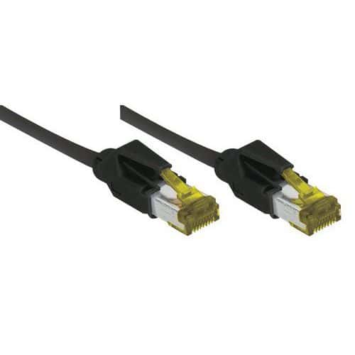 Netwerksnoer RJ45 op Kabel CAT 7 S/FTP LSOH SNG zwart 15 m