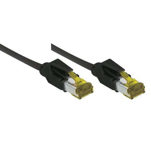 Netwerksnoer RJ45 op Kabel CAT 7 S/FTP LSOH SNG zwart 5 m