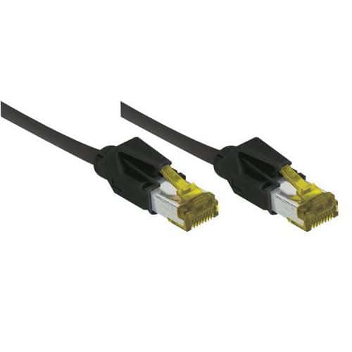 Netwerksnoer RJ45 op Kabel CAT 7 S/FTP LSOH SNG zwart 7.5 m