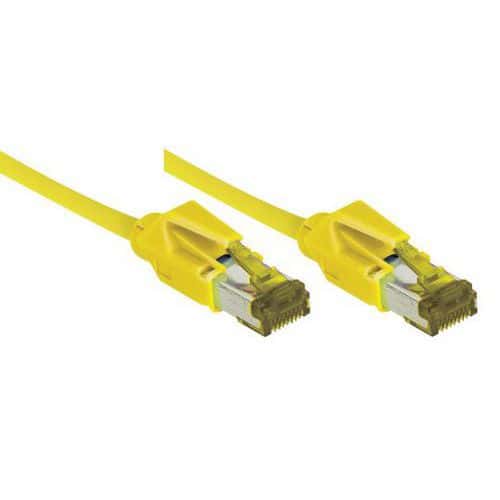 Netwerksnoer RJ45 op Kabel CAT 7 S/FTP LSOH SNG geel 15 m