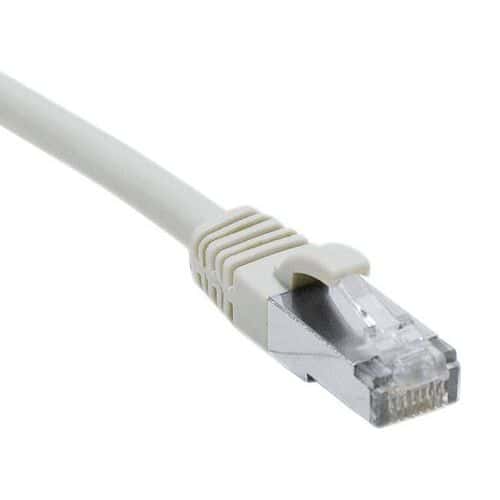 Netwerkkabel RJ45 CAT 6A F/UTP LSOH SNG grijs 0.5 m