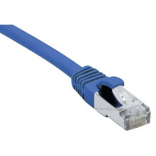 Netwerkkabel RJ45 CAT 6A F/UTP LSOH SNG blauw 15 m