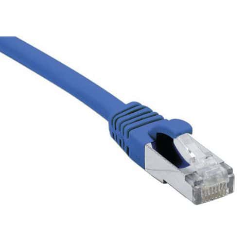 Cordon RJ45 catégorie 6A F/UTP LSOH snagless bleu - 7,5 m