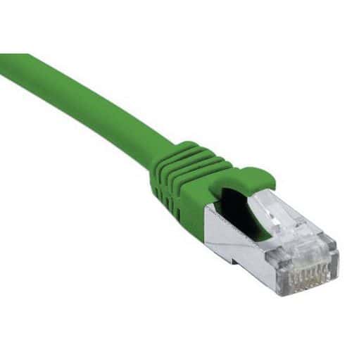 Netwerkkabel RJ45 CAT 6A F/UTP LSOH SNG groen 2 m