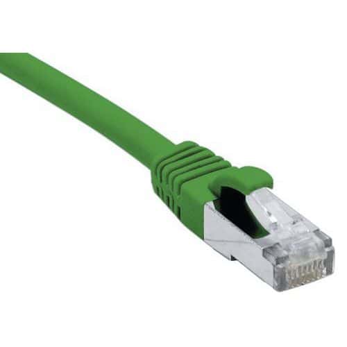 Netwerkkabel RJ45 CAT 6A F/UTP LSOH SNG groen 20 m