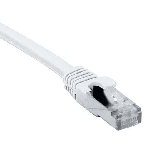 Cordon RJ45 catégorie 6A F/UTP LSOH snagless blanc - 0,3 m