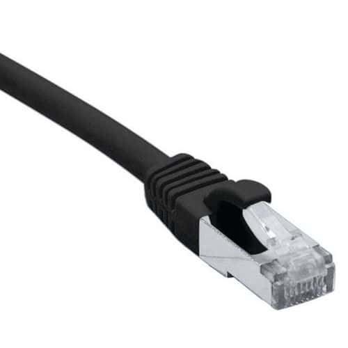 Netwerkkabel RJ45 CAT 6A F/UTP LSOH SNG zwart 0.3 m