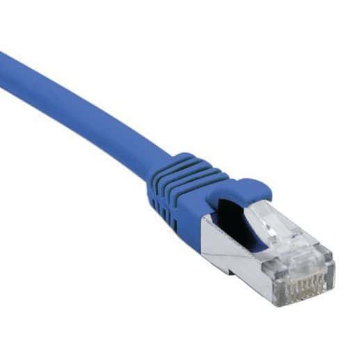 Cordon RJ45 catégorie 6 F/UTP LSOH snagless bleu - 25 m