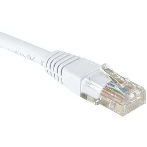 Netwerkkabel RJ45 CAT 5E U/UTP wit 5 m