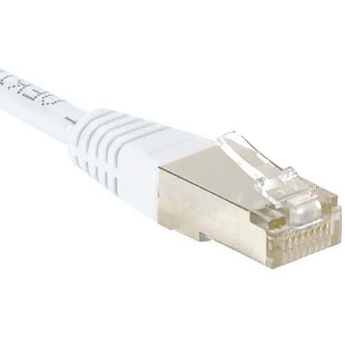 Cordon RJ45 catégorie 5e F/UTP blanc - 5 m