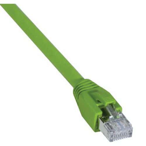 Netwerkkabel RJ45 CAT 6A S/FTP LSOH PUR SNG groen 2 m