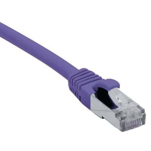 Cordon RJ45 catégorie 6A F/UTP LSOH snagless violet - 7,5 m