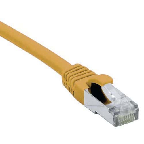 Cordon RJ45 catégorie 6A F/UTP LSOH snagless orange - 1 m