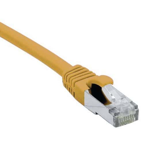 Cordon RJ45 catégorie 6A F/UTP LSOH snagless orange - 2 m