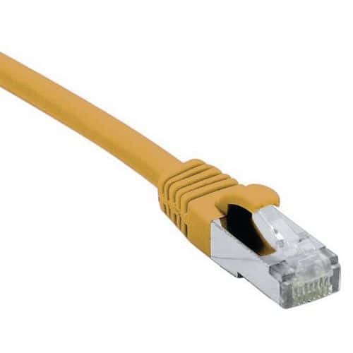 Cordon RJ45 catégorie 6A F/UTP LSOH snagless orange - 3 m