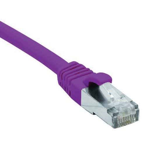 Netwerkkabel RJ45 CAT 6 F/UTP LSOH SNG paars 10 m